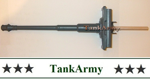 Tiger I main gun + mantlet + internal metal barrel - Click Image to Close